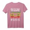 Reggae Music Shirt - Peace One Love Rastafari T-Shirt mit jamaikanischer Flagge, perfekt als Geschenk für Reggae- und Rastafari-Fans