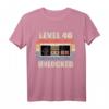 Level 40 Unlocked Shirt Video Gamer - Lustiges Geburtstagsgeschenk zum 40. für Videospiel-Fans & Gamer