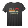 Gamer T-Shirt zum HapDuck - Level 40 Complete T-Shirt für Männer, lustiges Geburtstagsgeschenk