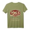 60. Geburtstag 1963 Jahr der Legenden Retro T-Shirt – Lustiges Geburtstagsgeschenk für Männer, Väter und Opas