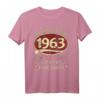 60. Geburtstag 1963 Jahr der Legenden Retro T-Shirt – Lustiges Geburtstagsgeschenk für Männer, Väter und Opas