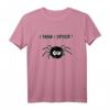 Humorvolles Denglisch T-Shirt mit Spruch 'I Think I Spider' – Lustiges Spinnen Motiv für Freizeit, Party & Halloween als Geschenk