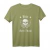 Damen Rockerin Totenkopf T-Shirt - Böse Alte Frau Geschenk für Motorradliebhaberinnen, Geburtstags- & Weihnachtsgeschenk
