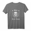 Damen Rockerin Totenkopf T-Shirt - Böse Alte Frau Geschenk für Motorradliebhaberinnen, Geburtstags- & Weihnachtsgeschenk