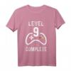 Kinder Geburtstag T-Shirt für Jungen, Gamer Level 9 - Cooles Geschenk für 9-Jährige
