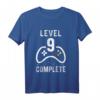 Kinder Geburtstag T-Shirt für Jungen, Gamer Level 9 - Cooles Geschenk für 9-Jährige