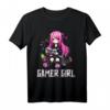 Gaming Konsole PC Zockerin T-Shirt für Mädchen – Otaku Kawaii Style, perfektes Geschenk für Gamer Girls, Tochter & Schwester