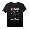 K-Pop Südkorea Korean Asiatisch Kpop T-Shirt – Perfektes Geschenk für K-Pop & K-Drama Fans, Manga & Anime Liebhaber, Bubble Tea Style