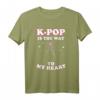 K-Pop Südkorea Korean Asiatisch Kpop T-Shirt – Perfektes Geschenk für K-Pop & K-Drama Fans, Manga & Anime Liebhaber, Bubble Tea Style