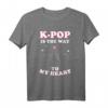 K-Pop Südkorea Korean Asiatisch Kpop T-Shirt – Perfektes Geschenk für K-Pop & K-Drama Fans, Manga & Anime Liebhaber, Bubble Tea Style