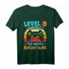 Kinder Gamer Geburtstag T-Shirt für 9-Jährige - Level 9, Controller Motiv, Perfekt für Geburtstag, LAN-Party & Gaming-Fans