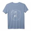 Gitarre Leonardo Da Vinci Gitarrenspieler T-Shirt - Lustiges Musik Geschenk für Männer, Frauen & Kinder, ideal als Weihnachts- oder Geburtstagsgeschenk