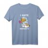 HapDuck T-Shirt Ich Hasse Montags Kaffee - Lustiges Geschenk für Männer, Kaffee-Liebhaber und montagsmüde Personen