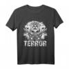 Terror Terrorcore Speedcore Uptempo Hardcore T-Shirt mit Totenköpfen – Extremes Rave- und Gabber-Geschenk für Hardcore-Fans