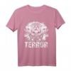 Terror Terrorcore Speedcore Uptempo Hardcore T-Shirt mit Totenköpfen – Extremes Rave- und Gabber-Geschenk für Hardcore-Fans