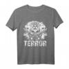 Terror Terrorcore Speedcore Uptempo Hardcore T-Shirt mit Totenköpfen – Extremes Rave- und Gabber-Geschenk für Hardcore-Fans