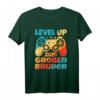 Level Up zum Großen Bruder - Lustiges Gamer T-Shirt zur Geburt mit Vintage Gaming Controller Motiv für Jungen und Party