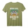 Großer Bruder 2021 Geschenk für Gamer & Zocker - Lustiges Geschwister Baby Shower T-Shirt zur Schwangerschaftsverkündung