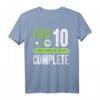 Level 10 Gamer T-Shirt zum Geburtstag - Lustiges Retro Zocker Outfit für Jungen, Mädchen, Kinder und Erwachsene