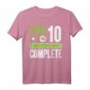 Level 10 Gamer T-Shirt zum Geburtstag - Lustiges Retro Zocker Outfit für Jungen, Mädchen, Kinder und Erwachsene