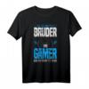 Ich habe zwei Titel Bruder und Gamer - Lustiges Gaming T-Shirt für Gamer, Zocker und Nerds zum Geburtstag oder Weihnachten