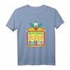 HapDuck Krusty the Clown Krusty Burger T-Shirt – Offizielles Simpsons Merchandise für Erwachsene und Kids, lustiges Geburtstagsgeschenk