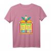HapDuck Krusty the Clown Krusty Burger T-Shirt – Offizielles Simpsons Merchandise für Erwachsene und Kids, lustiges Geburtstagsgeschenk