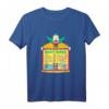 HapDuck Krusty the Clown Krusty Burger T-Shirt – Offizielles Simpsons Merchandise für Erwachsene und Kids, lustiges Geburtstagsgeschenk
