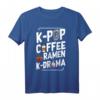 K-Pop Coffee Ramen K-Drama Koreanische Pop Musik T-Shirt – Exklusives Design für Fans, Geburtstags- & Weihnachtsgeschenk