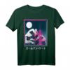 Große Welle von Kanagawa Vaporwave T-Shirt - Japanische Kultur, Retro Musik & Glitch Design für Otaku & Kunstliebhaber