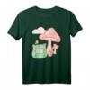 Kawaii Frog Strawberry Milk Pink Mushroom Anime Cottagecore T-Shirt – Niedliches Japanisches Design für Fans von Boba, Ramen & Cosplay