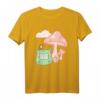Kawaii Frog Strawberry Milk Pink Mushroom Anime Cottagecore T-Shirt – Niedliches Japanisches Design für Fans von Boba, Ramen & Cosplay