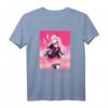 Anime Girl Cosplay T-Shirt mit Vaporwave Manga Design – Kawaii, Hentai, Goth & Pastel Fans Geschenk für Japanisch-Lerner & Anime Enthusiasten
