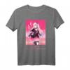 Anime Girl Cosplay T-Shirt mit Vaporwave Manga Design – Kawaii, Hentai, Goth & Pastel Fans Geschenk für Japanisch-Lerner & Anime Enthusiasten