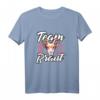 Team Braut Junggesellinnenabschied T-Shirt mit Ziege & Blumenkranz – Lustiges Land-Outfit für JGA & Polterabend, Geschenkidee für Freundinnen & Trauzeuginnen
