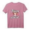 Team Braut Junggesellinnenabschied T-Shirt mit Ziege & Blumenkranz – Lustiges Land-Outfit für JGA & Polterabend, Geschenkidee für Freundinnen & Trauzeuginnen
