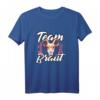 Team Braut Junggesellinnenabschied T-Shirt mit Ziege & Blumenkranz – Lustiges Land-Outfit für JGA & Polterabend, Geschenkidee für Freundinnen & Trauzeuginnen