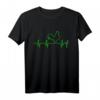 Herzschlag EKG Hahn Huhn Henne Bauernhof T-Shirt – Perfektes Geschenk für Hühnerfans, Bauern und Geflügel-Liebhaber zu Weihnachten & Geburtstag