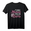 Coole Mamas Spielen Darts - Dart T-Shirt mit Spruch für Frauen, perfekt als Geschenk für Dartspielerinnen