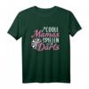 Coole Mamas Spielen Darts - Dart T-Shirt mit Spruch für Frauen, perfekt als Geschenk für Dartspielerinnen