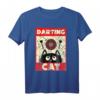 Lustiges Dart Katze T-Shirt für Dartspieler und Katzenliebhaber – Perfektes Geschenk für Männer, Frauen, Vatertag, Muttertag, Geburtstag und Weihnachten