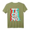 Techno Trance Deep House Goa Electro Psytrance Psychedelic T-Shirt – Perfekt für Techno & Party Fans