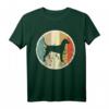 Retro Vintage Grunge Style Deutscher Pinscher Hunde T-Shirt – Klassisch geschnitten mit doppelt genähtem Saum für Hundeliebhaber
