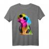 Lustiges Hund Rainbow EDM DJ Musik Rave Festival T-Shirt – Buntes Outfit für Festivals, Raves & Konzerte