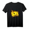 Feuer Retro DJ Turntable Flammen Musik Spieler DJ T-Shirt – Stylisches DJ Zubehör für Partys, Raves und Clubnächte