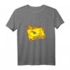 Feuer Retro DJ Turntable Flammen Musik Spieler DJ T-Shirt – Stylisches DJ Zubehör für Partys, Raves und Clubnächte