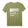 Music Connects People T-Shirt – Elektronisches EDM & Rave Design für Festivals, Partys & Geburtstagsgeschenke für Musikliebhaber