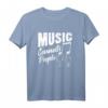 Music Connects People T-Shirt – Elektronisches EDM & Rave Design für Festivals, Partys & Geburtstagsgeschenke für Musikliebhaber