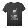 Lustiges Lama und Alpaka Motiv T-Shirt – Originelle Geburtstagsgeschenkidee für Juli-Geburtstag, Damen und Herren, Party & Feier