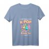 K-Pop Damen Hallyu T-Shirt mit V-Ausschnitt - Asiatischer Kawaii Style für Koreanische Musik, K-Drama & Seoul Fans